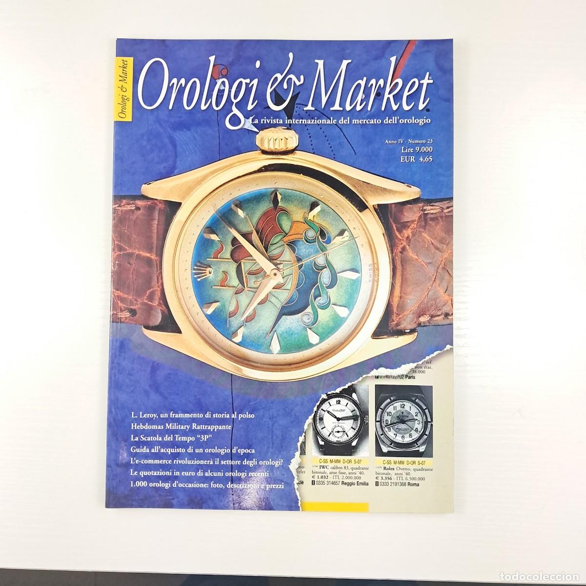 Coleccionismo de revistas y peri&oacute;dicos: Rivista pubblicitaria Orologi e Market, La rivista internazionale del mercato dell'orologio