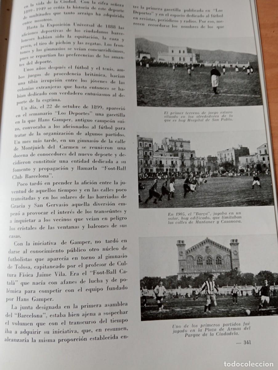 Coleccionismo de revistas y peri&oacute;dicos: REVISTA A&Ntilde;O 1956 FUTBOL CLUB BARCELONA F. C. EL BARRIO DE LA MERCED BARRI DE LA MERCE DE BARCELONA