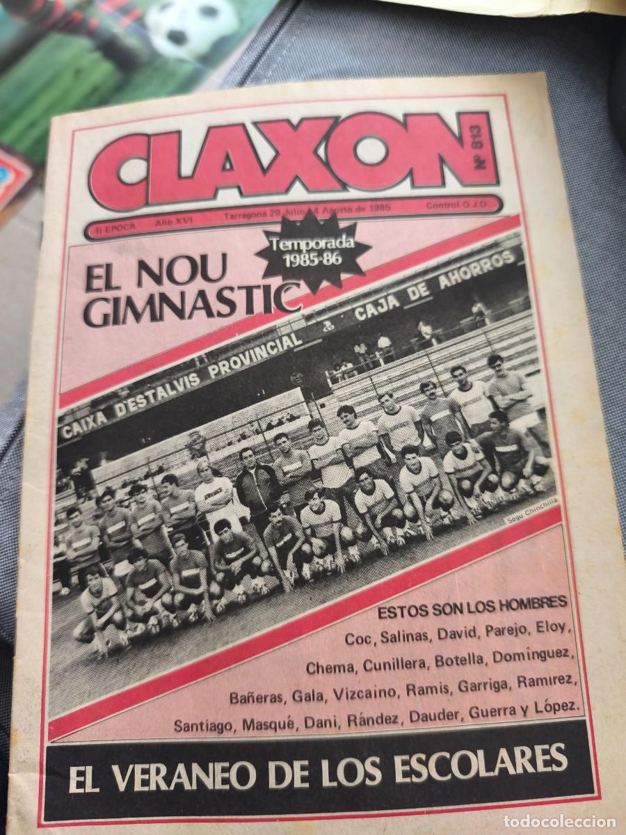 Coleccionismo de revistas y peri&oacute;dicos: Claxon. Revista pesentacion Gimnastic 85/86. Vizcaino.