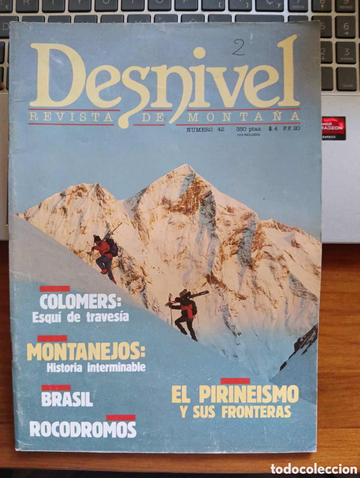 Coleccionismo de revistas y peri&oacute;dicos: Desnivel, n&ordm; 42, Revista de Monta&ntilde;a