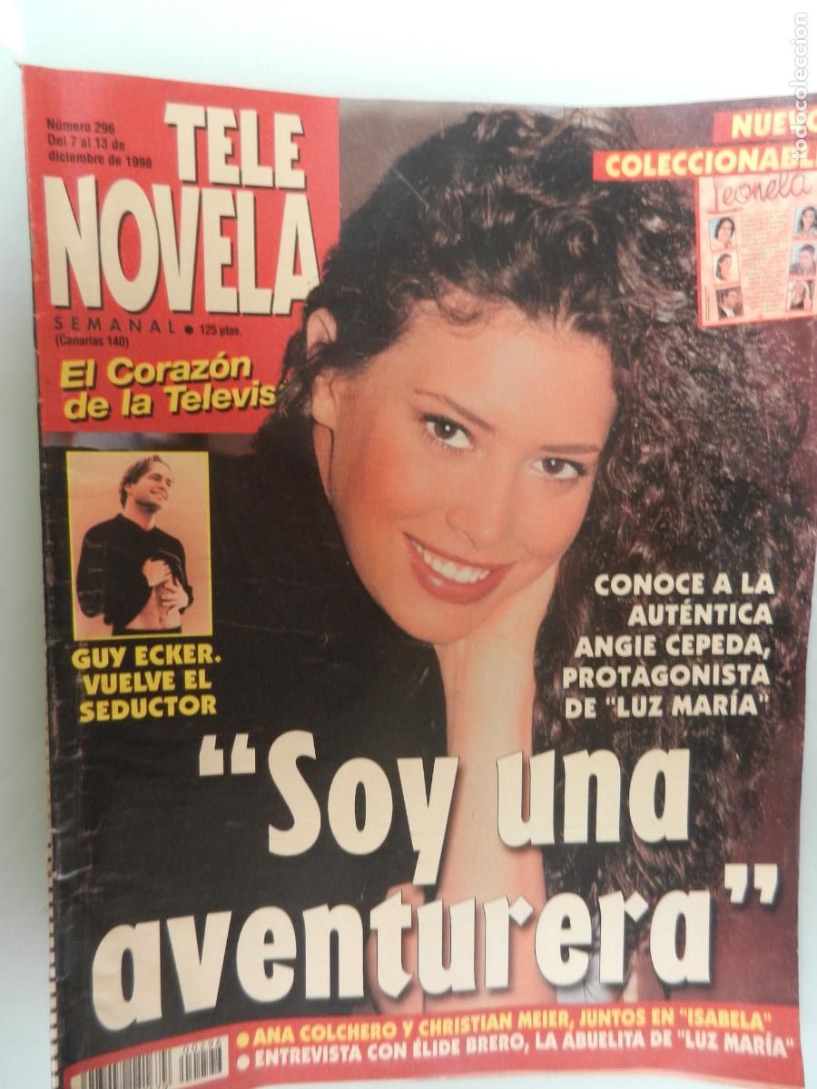 Coleccionismo de revistas y peri&oacute;dicos: TELE NOVELA SEMANAL N&ordm; 296 - 12-1998 - EL CORAZON DE LA TELE -SOY UNA AVENTURERA