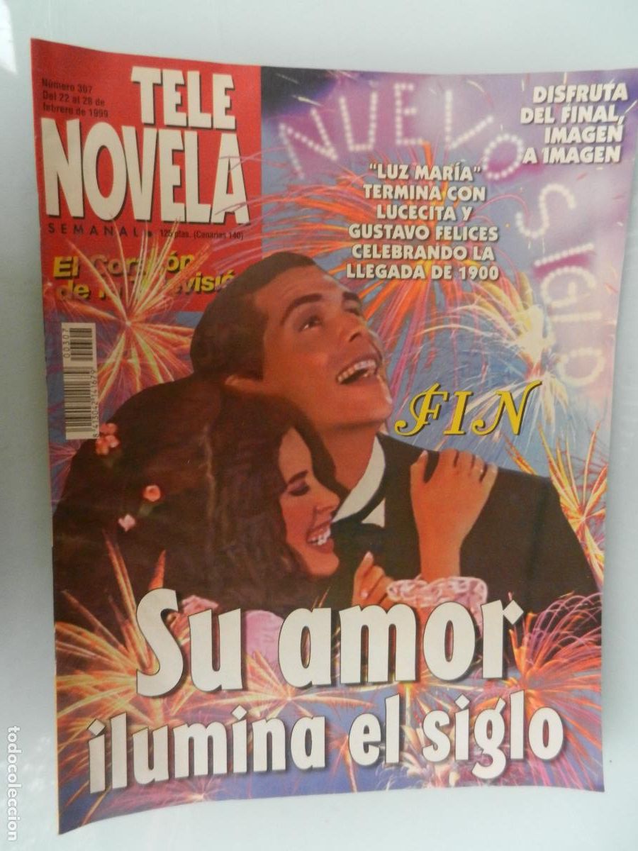 Coleccionismo de revistas y peri&oacute;dicos: TELE NOVELA SEMANAL N&ordm; 307 - 02-1999 - EL CORAZON DE LA TELE - SU AMOR ILUMINA EL SIGLO