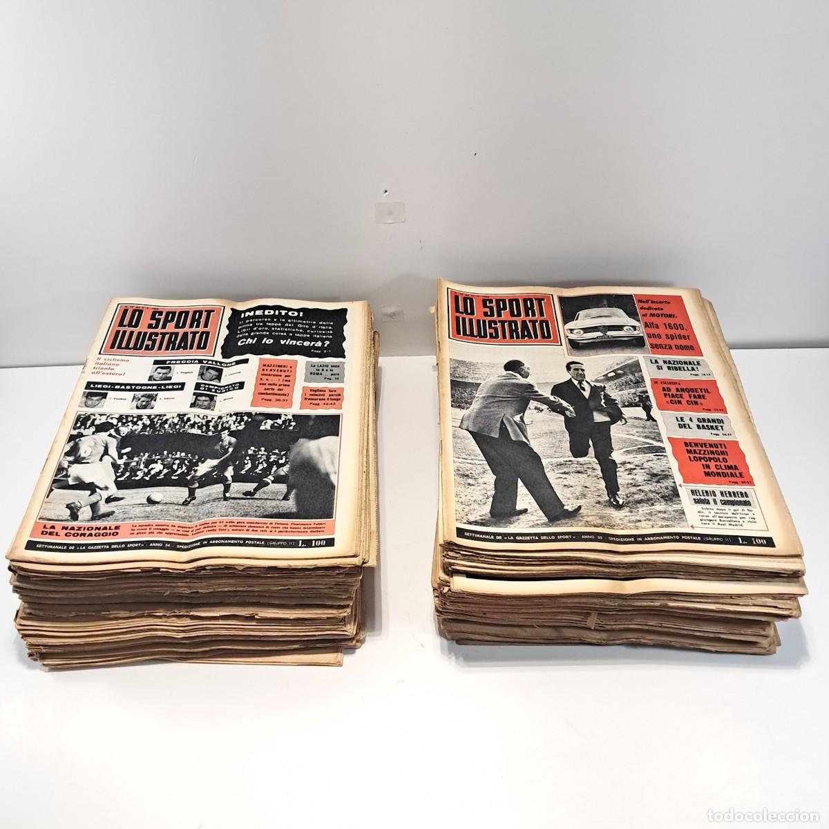 Coleccionismo de revistas y peri&oacute;dicos: Lotto composto da n.&nbsp; 48&nbsp; settimanali LO SPORT ILLUSTRATO anno 1965