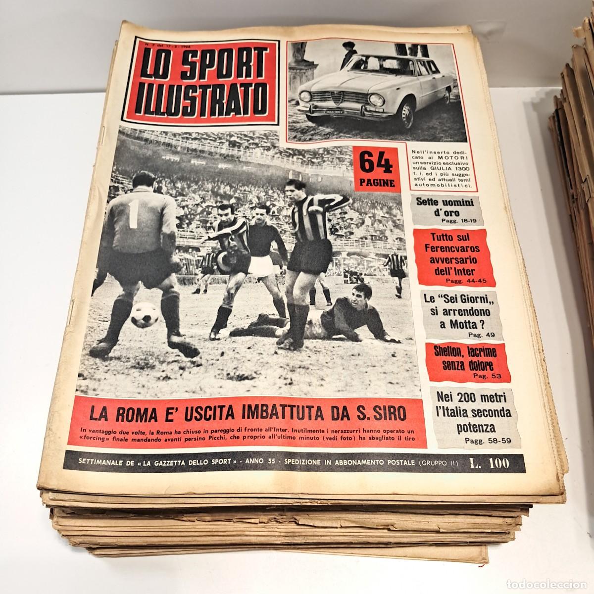 Coleccionismo de revistas y peri&oacute;dicos: Lotto composto da n.&nbsp; 43&nbsp; settimanali LO SPORT ILLUSTRATO anno 1966