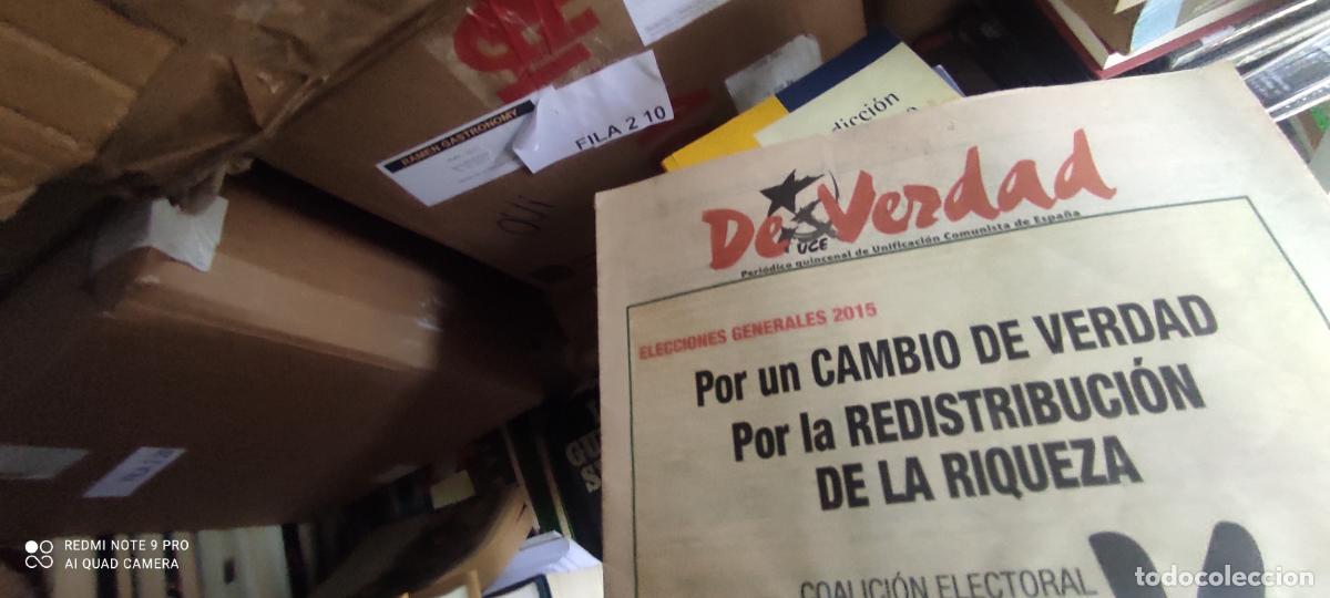 Coleccionismo de revistas y peri&oacute;dicos: Elecciones generales 2015. Peri&oacute;dico comunista DE VERDAD