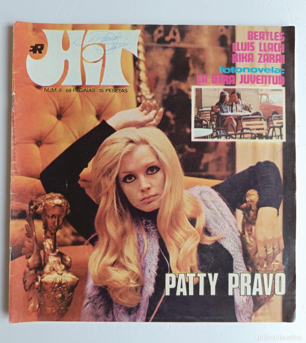 Coleccionismo de revistas y peri&oacute;dicos: REVISTA HIT - N&ordm; 8 - 68 PAG. - ABRIL 1969 - BEATLES - LLUIS LLACH - RIKA ZARAI - PATTY PRAVO