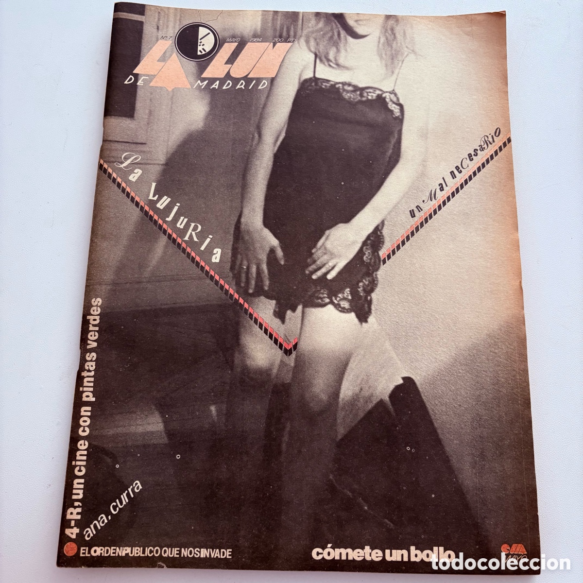 Coleccionismo de revistas y peri&oacute;dicos: REVISTA LA LUNA DE MADRID N&ordm; 7 MAYO DE 1984 ANA CURRA