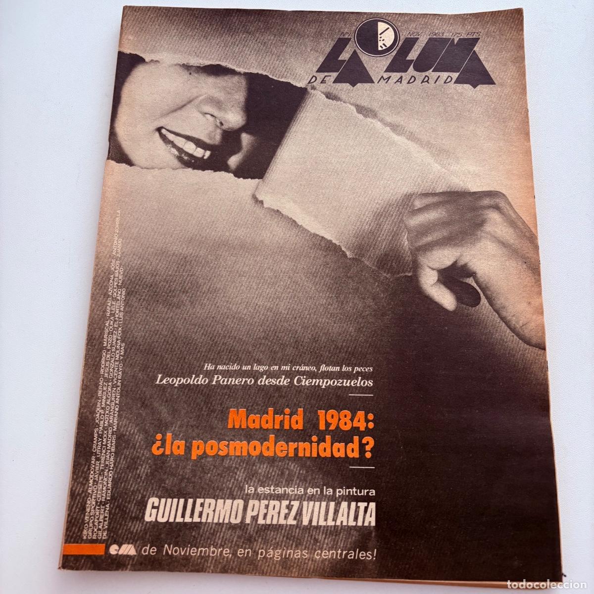 Coleccionismo de revistas y peri&oacute;dicos: REVISTA LA LUNA DE MADRID N&ordm; 1 NOVIEMBRE DE 1983