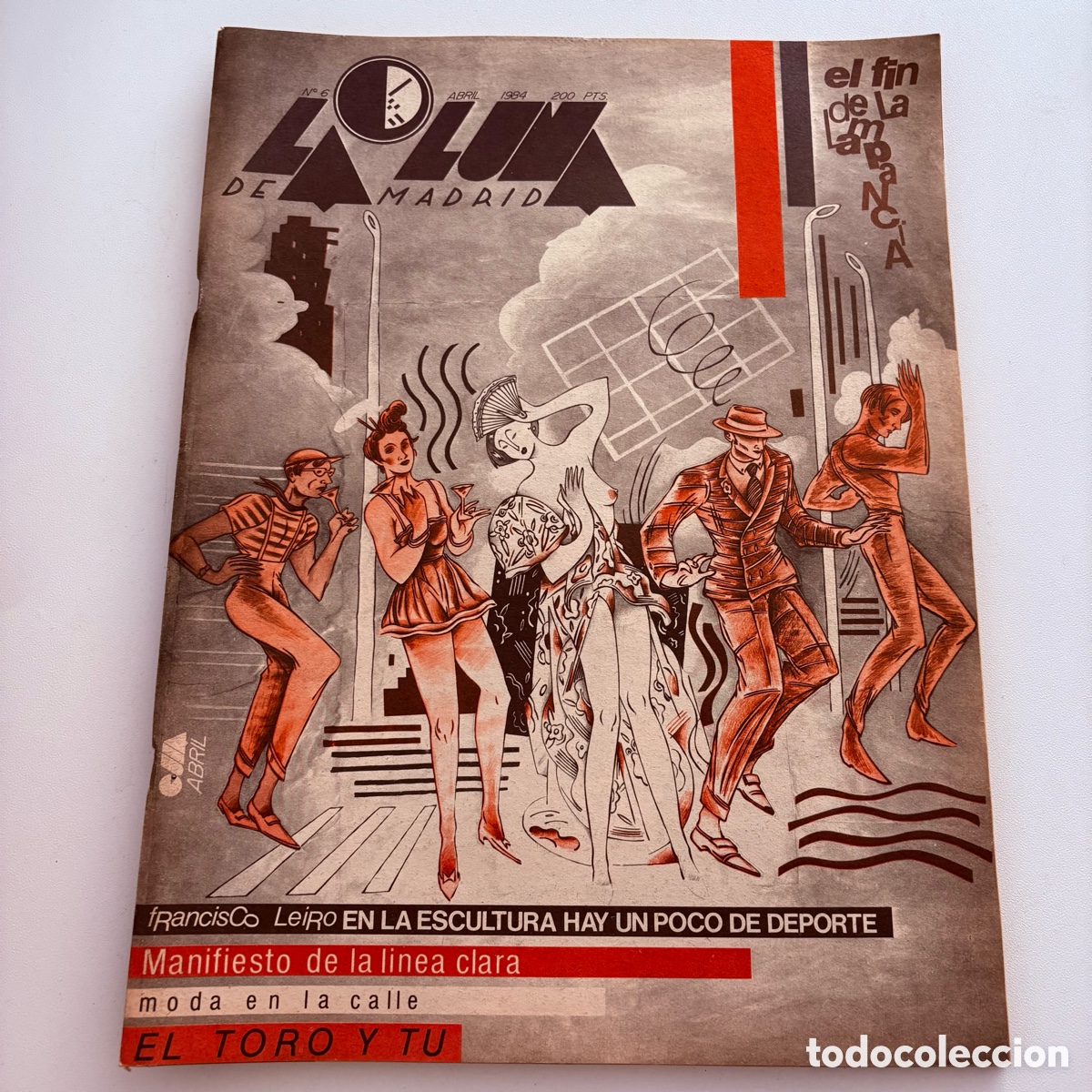 Coleccionismo de revistas y peri&oacute;dicos: REVISTA LA LUNA DE MADRID N&ordm; 6 ABRIL DE 1984