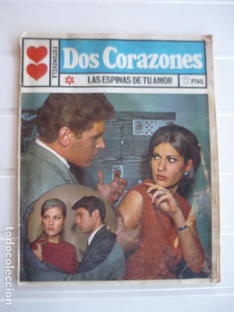 Coleccionismo de revistas y peri&oacute;dicos: DOS CORAZONES FOTO NOVELA LAS ESPINAS DE TU AMOR