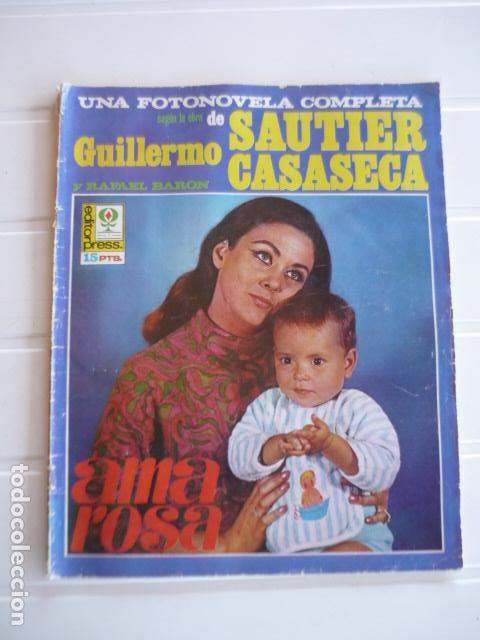 Coleccionismo de revistas y peri&oacute;dicos: AMA ROSA FOTO NOVELA GUILLERMO SAUTIER CASASECA