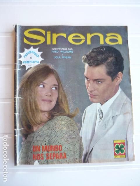 Coleccionismo de revistas y peri&oacute;dicos: UN MUNDO NOS SUPERA FOTO NOVELA SIRENA