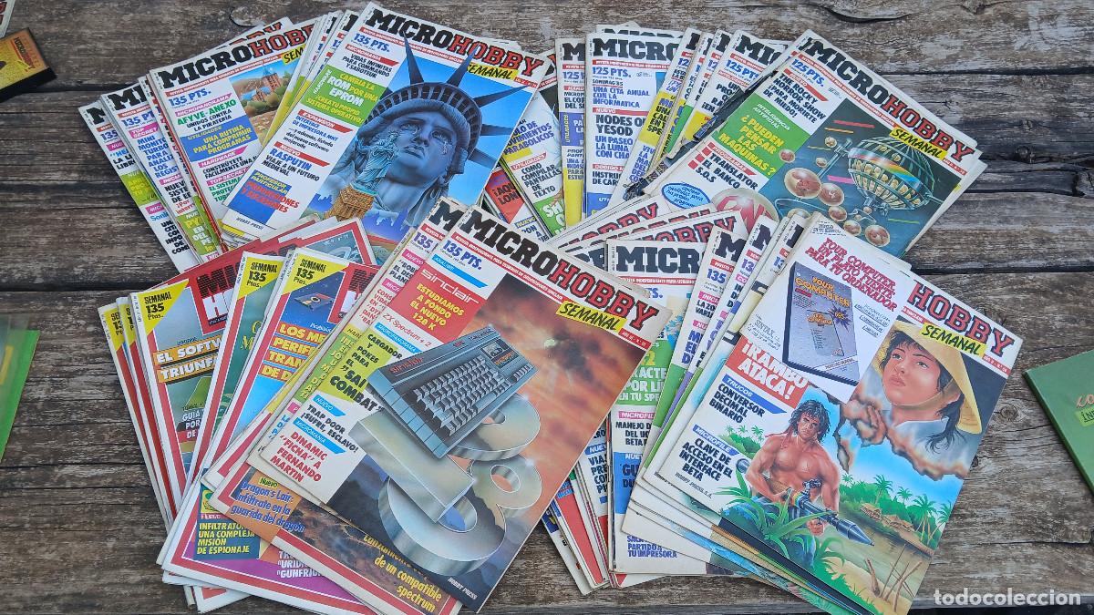 Coleccionismo de revistas y peri&oacute;dicos: Colecci&oacute;n de revistas MicroHobby para ZX Spectrum
