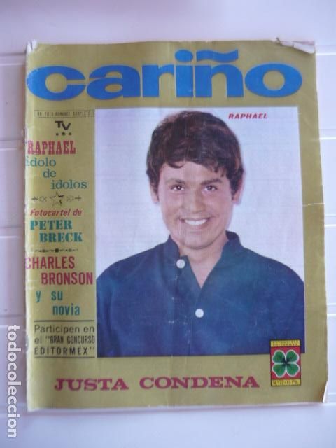 Coleccionismo de revistas y peri&oacute;dicos: REVISTA CARI&Ntilde;O FOTO NOVELA JUSTA CONDENA RAPHAEL