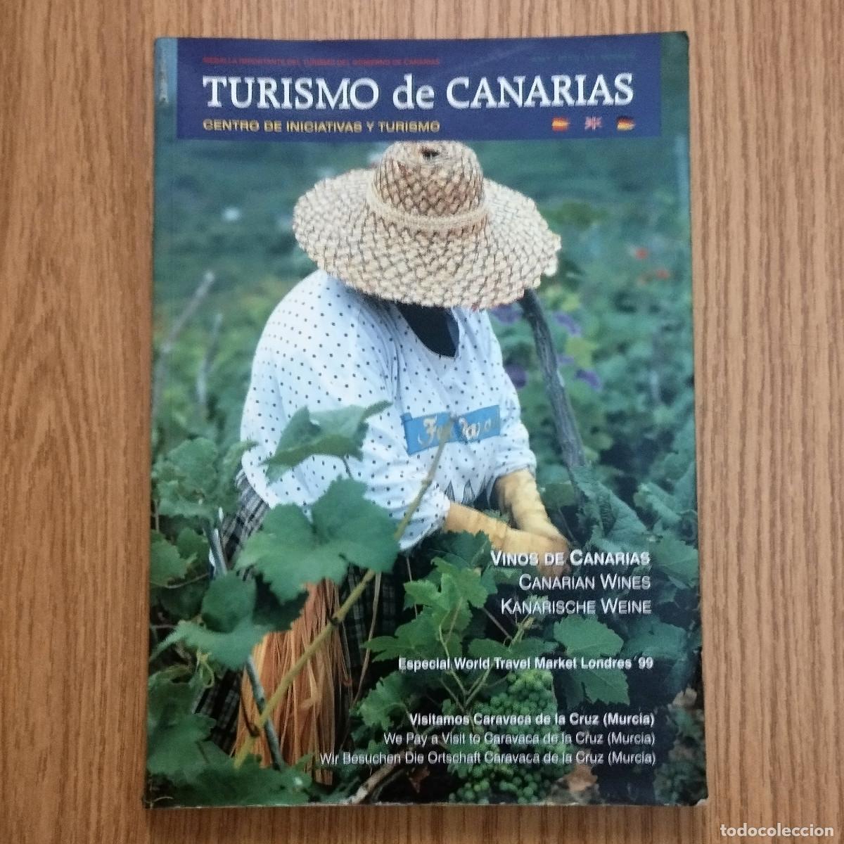 Coleccionismo de revistas y peri&oacute;dicos: Revista TURISMO DE CANARIAS - ESPECIAL VINOS DE CANARIAS | Tenerife - Canarias