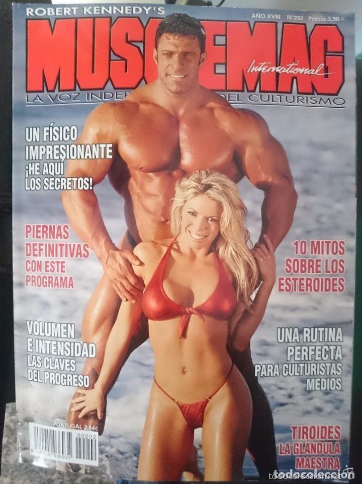 Coleccionismo de revistas y peri&oacute;dicos: REVISTA DE CULTURISMO - MUSCLEMAG N 202