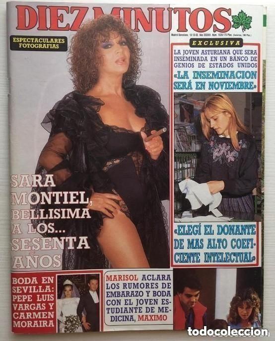 Coleccionismo de revistas y peri&oacute;dicos: DIEZ MINUTOS N 1939 - SARA MONTIEL - MARTA SANCHEZ - SABRINA - INMA DE SANTIS - ELVIRA