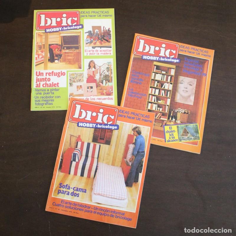 Coleccionismo de revistas y peri&oacute;dicos: LOTE 3 FASCICULOS BRIC HOBBY-BRICOLAGE EL HOGAR Y LA MODA 43 44 45