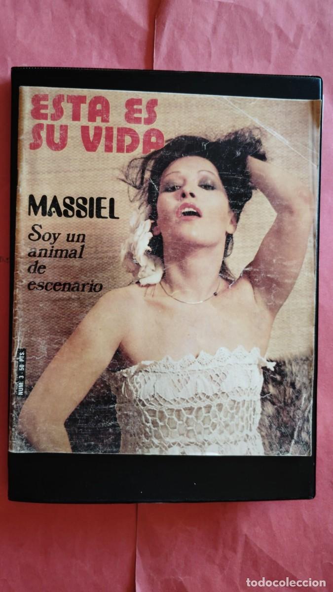 Coleccionismo de revistas y peri&oacute;dicos: MASSIEL.-ESTA ES SU VIDA.-A&Ntilde;O 1976.