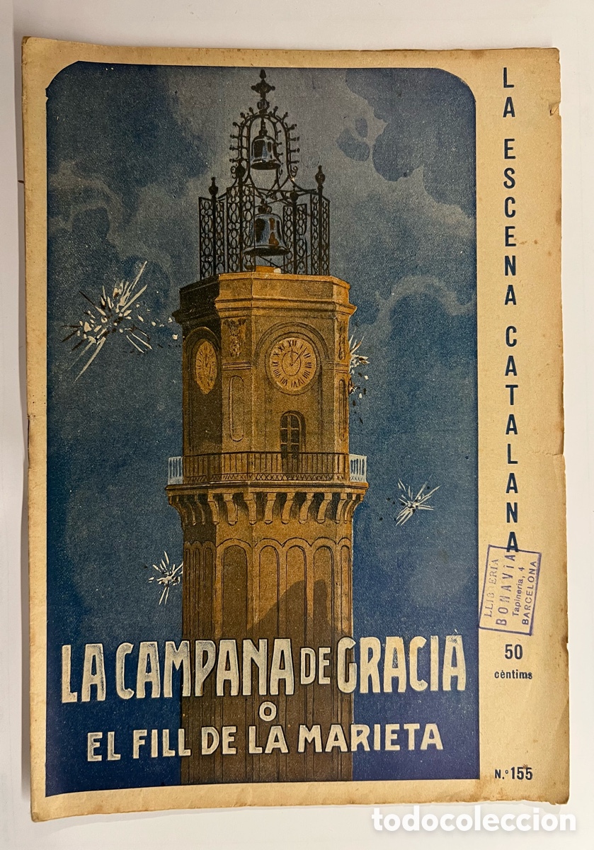 Coleccionismo de revistas y peri&oacute;dicos: LA ESCENA CATALANA o EL FILL DE LA MARIETS de AMICHATIS I MANTUA No.155 (a.1924)