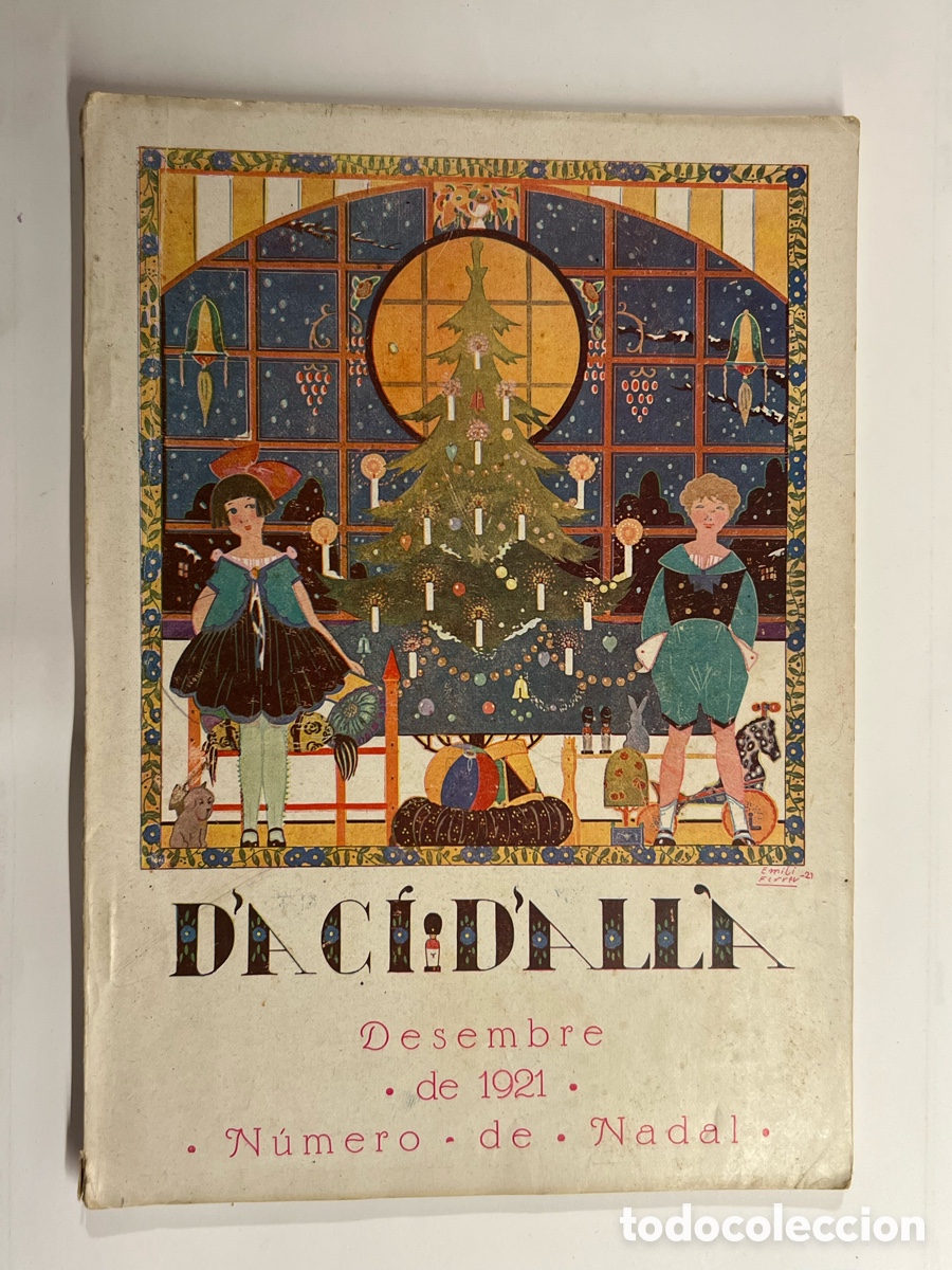 Coleccionismo de revistas y peri&oacute;dicos: BARCELONA.. D'AC&Iacute; D'ALLA.., MAGAZINE MENSUAL. EDITORIAL CATALANA. VoL. VIII, N&uacute;m.12, 01/12/1921.