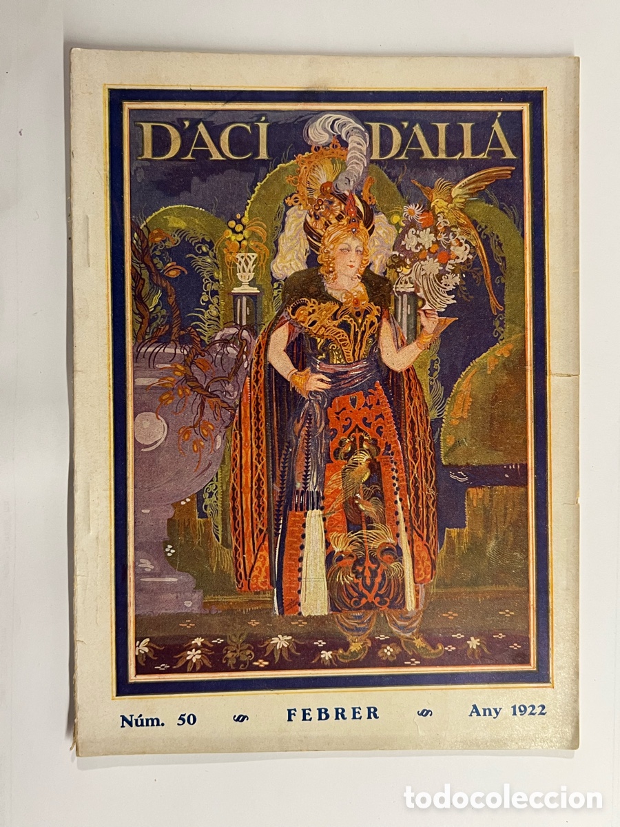 Coleccionismo de revistas y peri&oacute;dicos: BARCELONA.. D'AC&Iacute; D'ALLA.., MAGAZINE MENSUAL. EDITORIAL CATALANA. VoL. IX, N&uacute;m.50, 01/02/1922