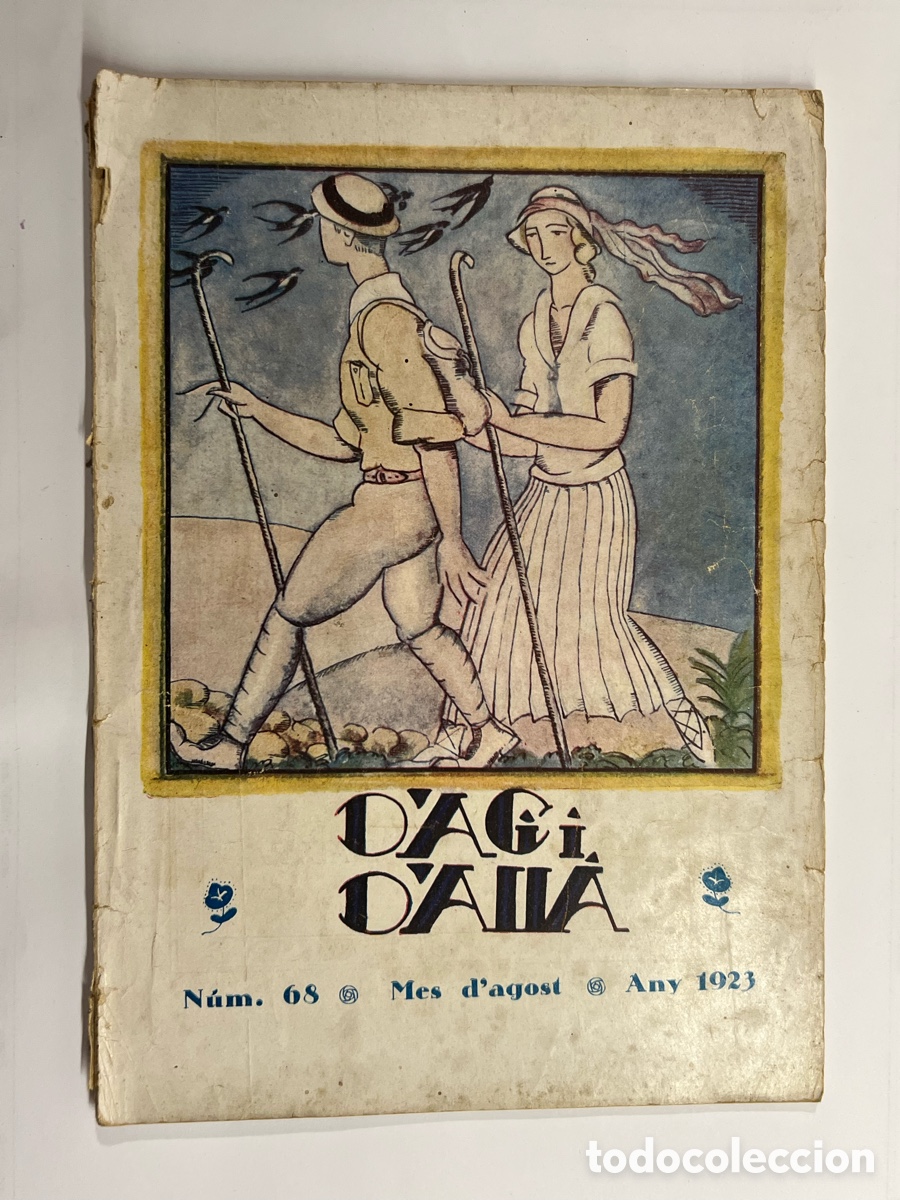 Coleccionismo de revistas y peri&oacute;dicos: BARCELONA.. D'AC&Iacute; D'ALLA.., MAGAZINE MENSUAL. EDITORIAL CATALANA. VoL. XII, N&uacute;m.68, 01/08/1923
