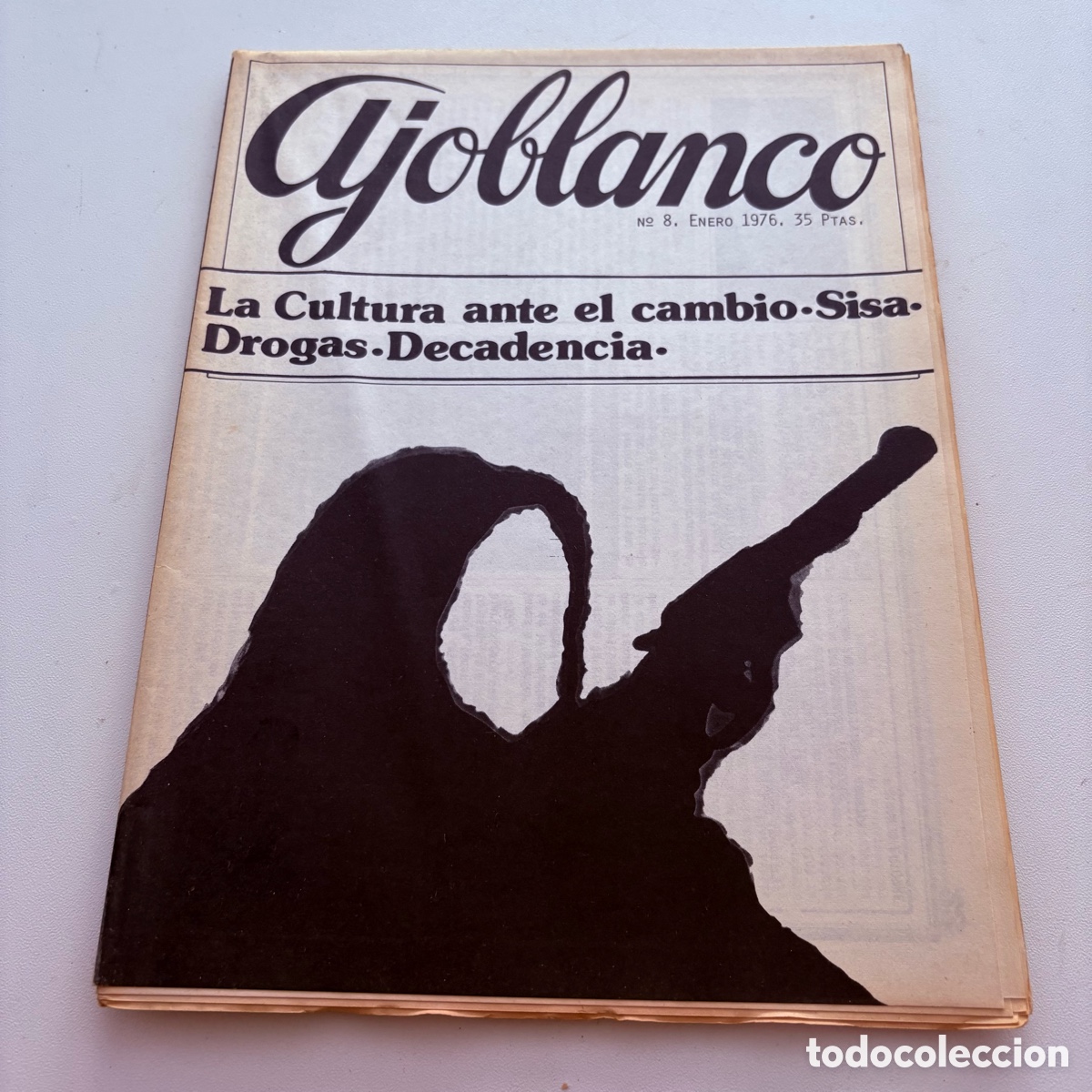 Coleccionismo de revistas y peri&oacute;dicos: REVISTA AJOBLANCO N&ordm; 8 DE 1975