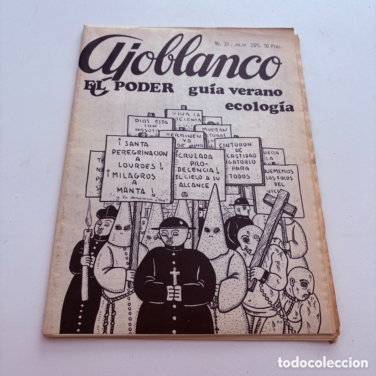 Coleccionismo de revistas y peri&oacute;dicos: REVISTA AJOBLANCO N&ordm; 15 DE 1976
