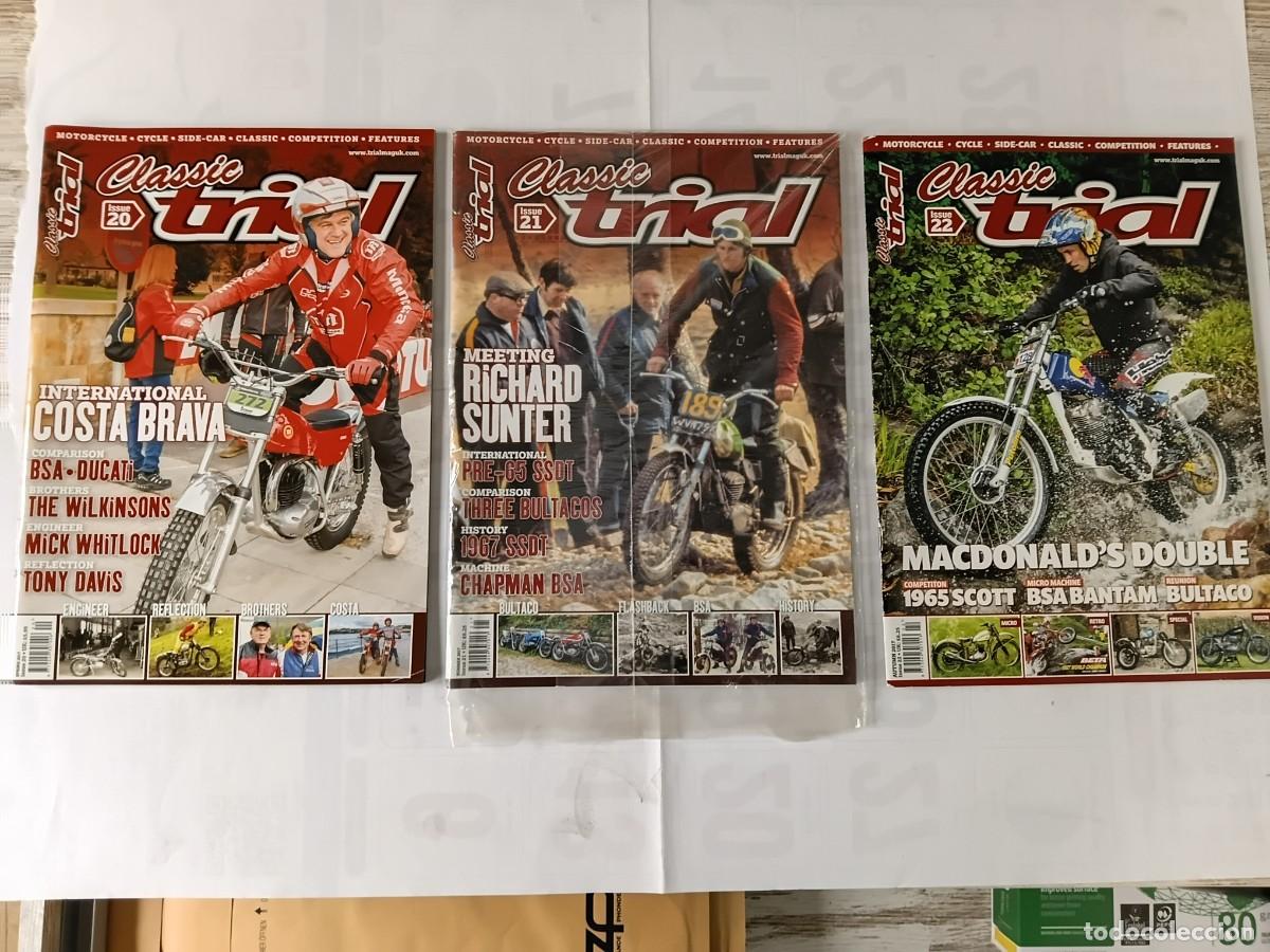Coleccionismo de revistas y peri&oacute;dicos: Lote 3 revistas Classic trial magacin .