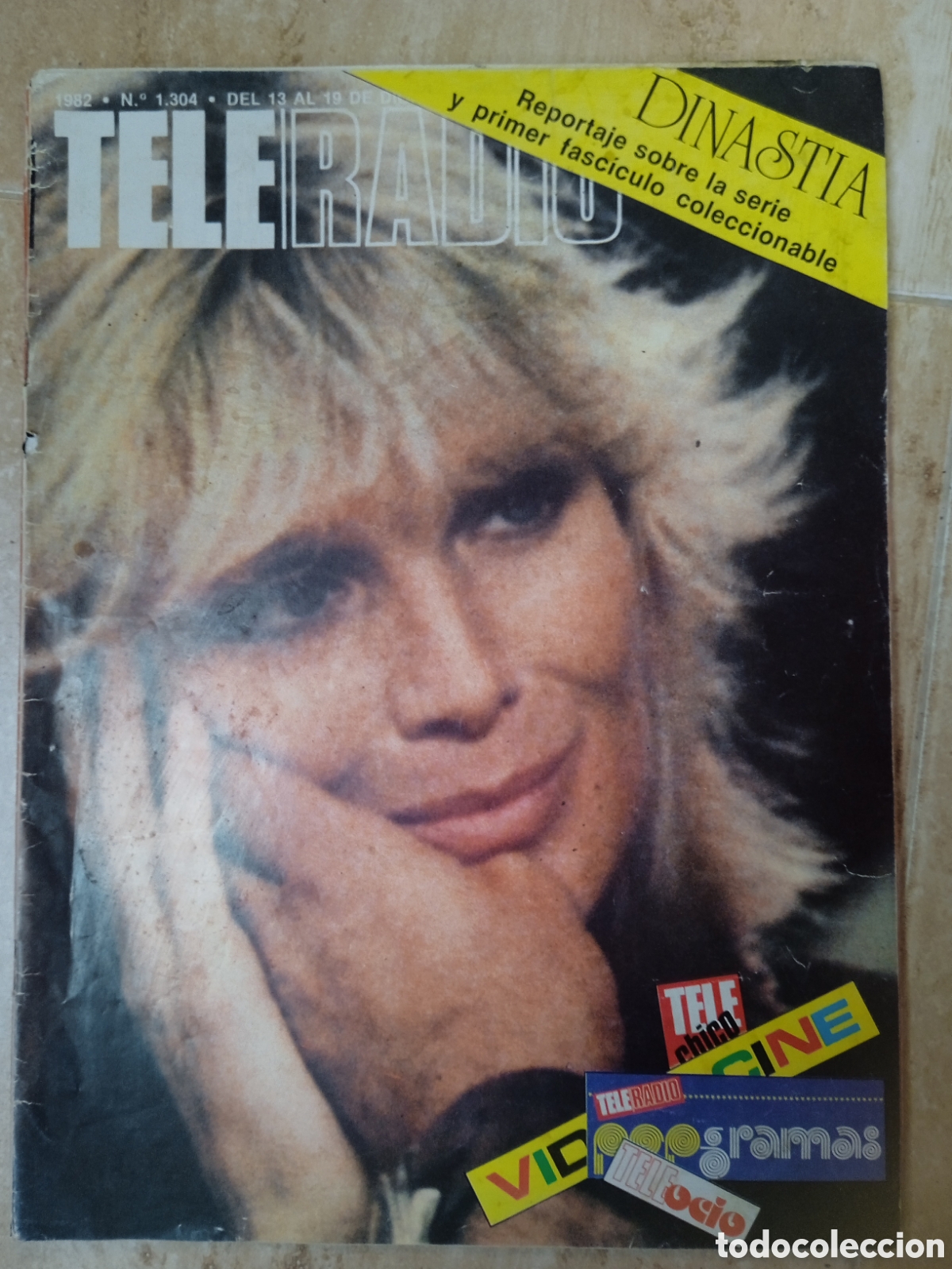 Coleccionismo de revistas y peri&oacute;dicos: Teleradio n&deg;1304 Dinast&iacute;a reportaje y primer fasc&iacute;culo coleccionable