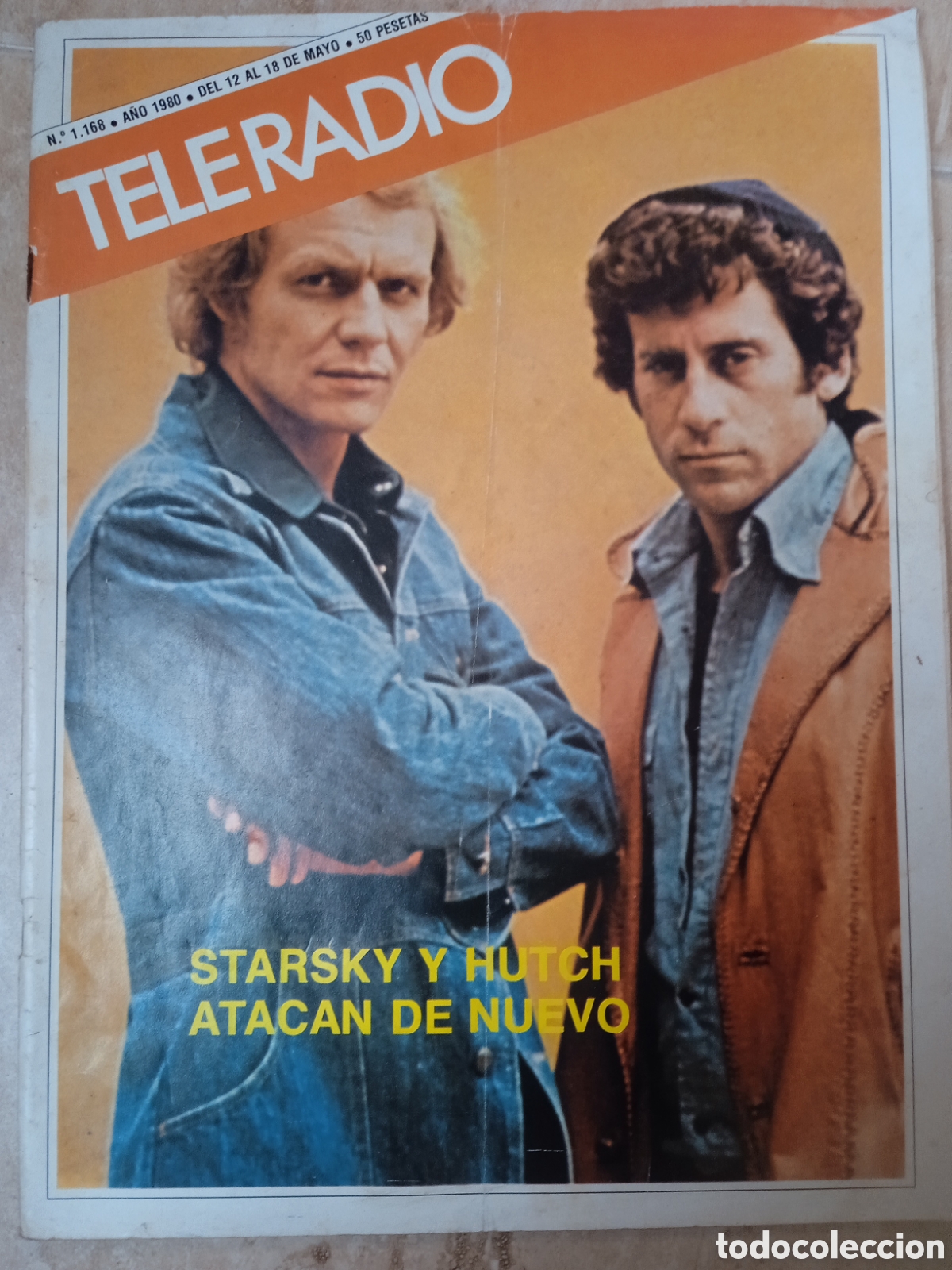 Coleccionismo de revistas y peri&oacute;dicos: Teleradio n&deg;1168 Starsky y Hutch Mariv&iacute; Romero Isabel Tenaille Hitchcock Ana Bel&eacute;n