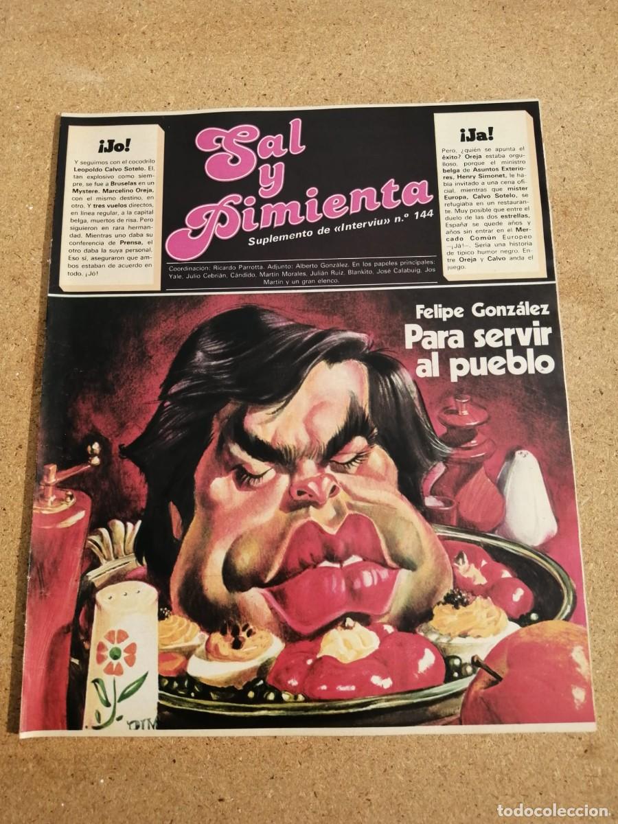 Coleccionismo de revistas y peri&oacute;dicos: SAL Y PIMIENTA. SUPLEMENTO DE LA REVISTA INTERVIU (NUMERO 144)