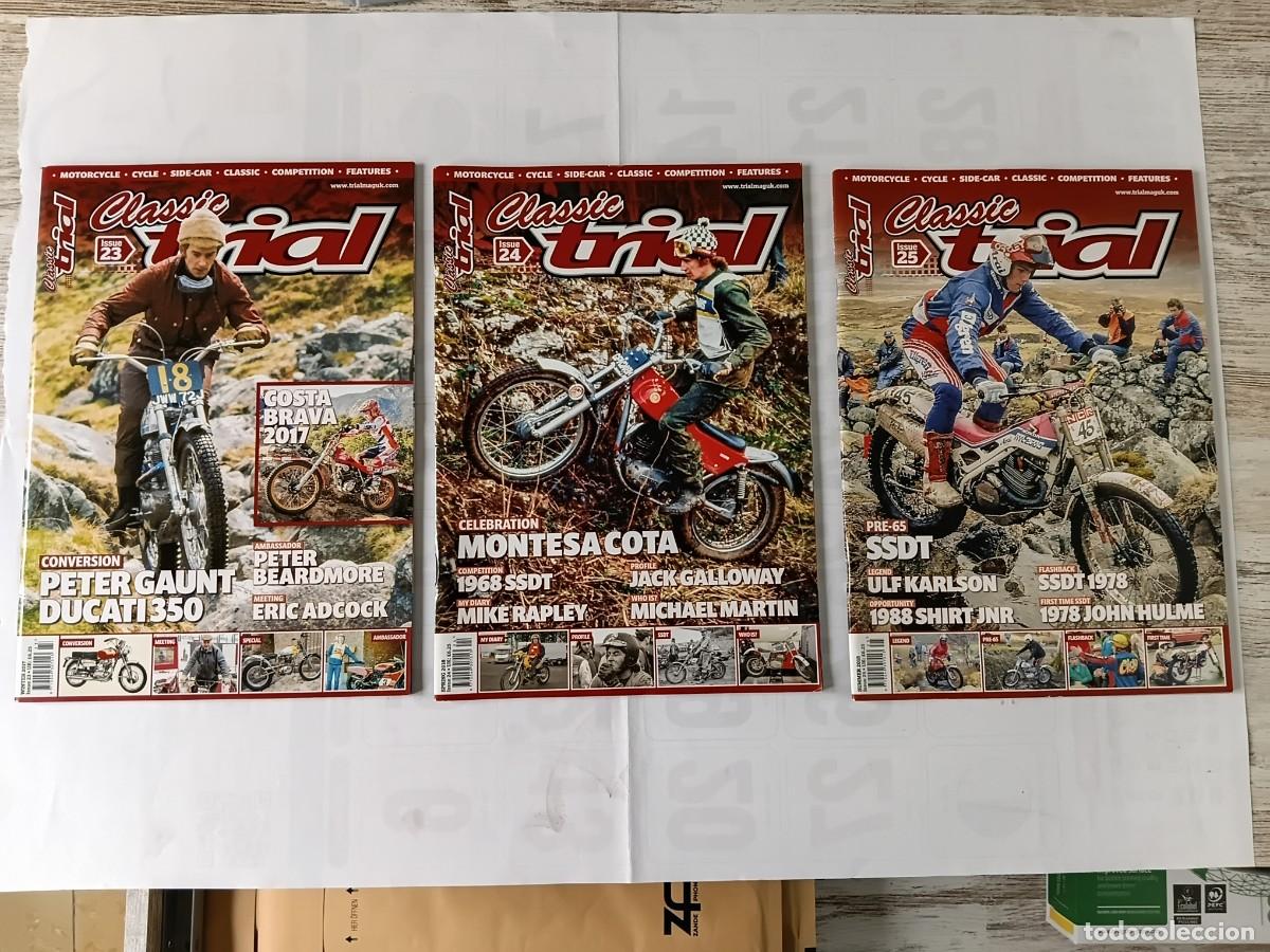 Coleccionismo de revistas y peri&oacute;dicos: Lote 3 revistas Classic trial magacin .