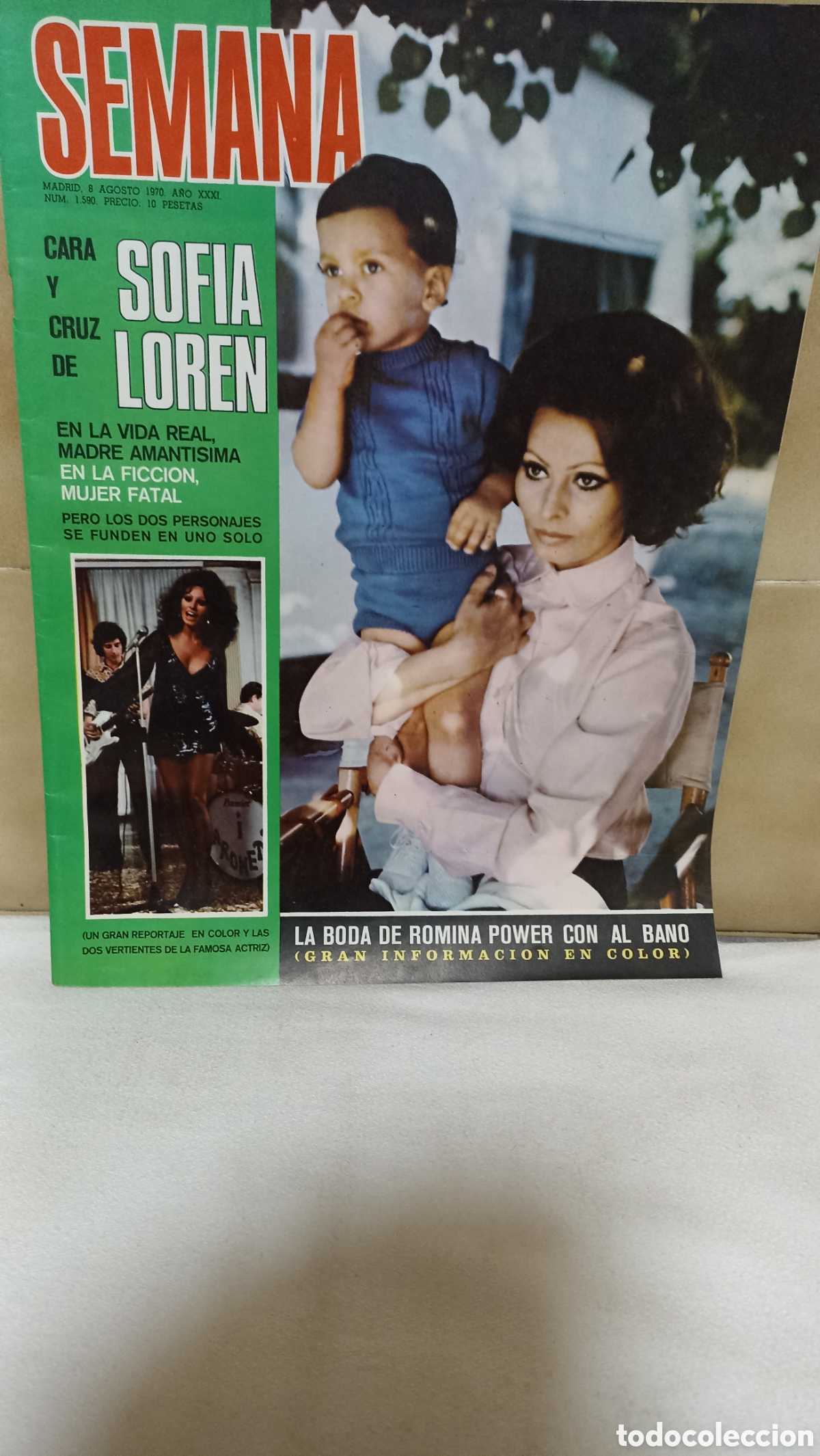 Coleccionismo de revistas y peri&oacute;dicos: Revista Semana. Agosto 1970