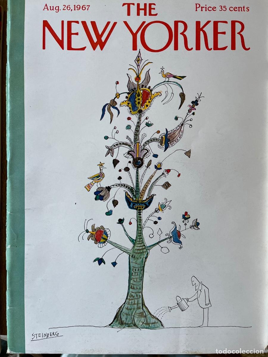 Coleccionismo de revistas y peri&oacute;dicos: The New Yorker-Agosto 1967-portada de Steinberg-revista completa