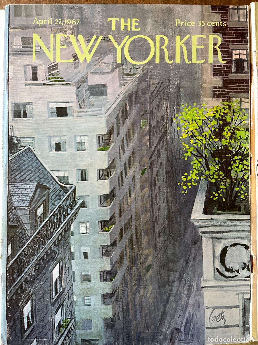 Coleccionismo de revistas y peri&oacute;dicos: The New Yorker-April 1967-portada de Getz-revista completa