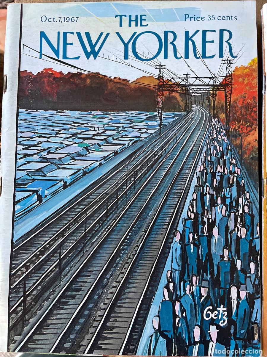 Coleccionismo de revistas y peri&oacute;dicos: The New Yorker- Oct. 7, 1967-portada de Getz- revista completa
