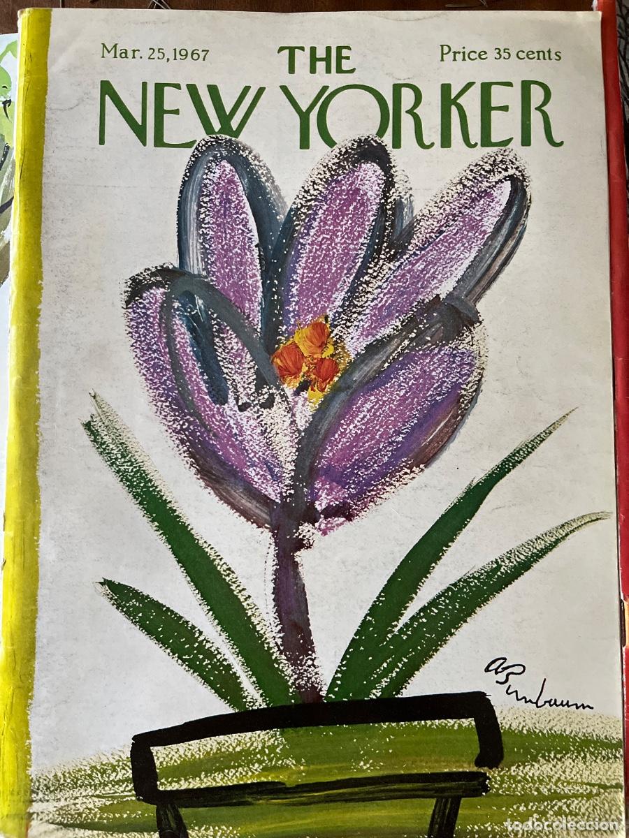 Coleccionismo de revistas y peri&oacute;dicos: The New Yorker- March 1967-portada de Abe Birnbaum- revista completa