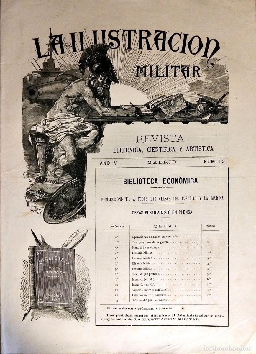 Coleccionismo de revistas y peri&oacute;dicos: LA ILUSTRACI&Oacute;N MILITAR. REVISTA LITERARIA, CIENT&Iacute;FICA Y ART&Iacute;STICA, A&Ntilde;O IV, N&Uacute;M. 13, 5 ENERO 1884