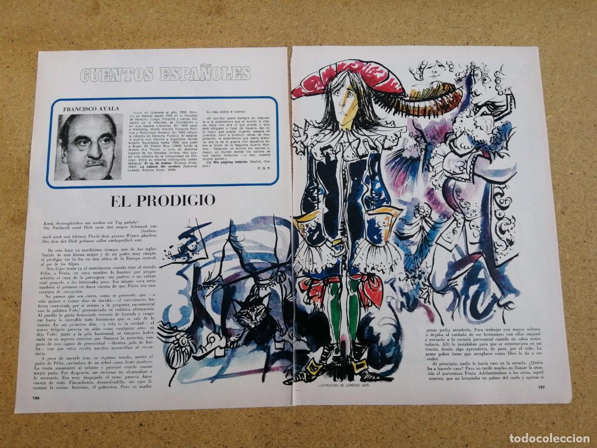 Coleccionismo de revistas y peri&oacute;dicos: CUENTOS ESPA&Ntilde;OLES. EL PRODIGIO (FRANCISCO AYALA)