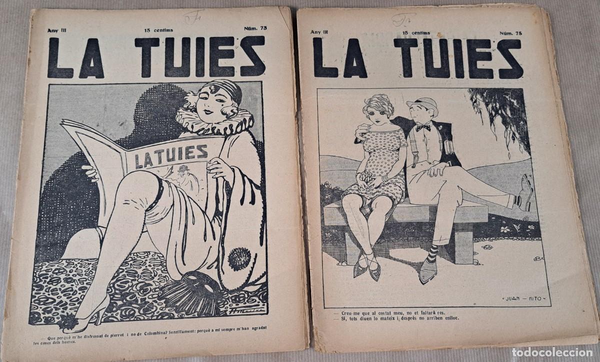 Coleccionismo de revistas y peri&oacute;dicos: Revista humor&iacute;stica catalana La Tuies 1925&ndash;1927, lote 12 n&uacute;meros