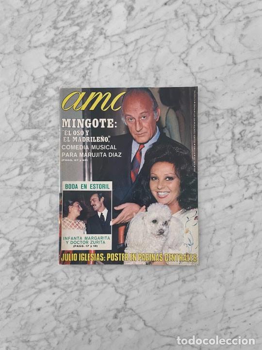 Coleccionismo de revistas y peri&oacute;dicos: AMA - 1972 - SENTA BERGER, JULIO IGLESIAS, ANGEL NIETO, MIREILLE MATHIEU, FRANZ JOHAM, PAUL NASCHY