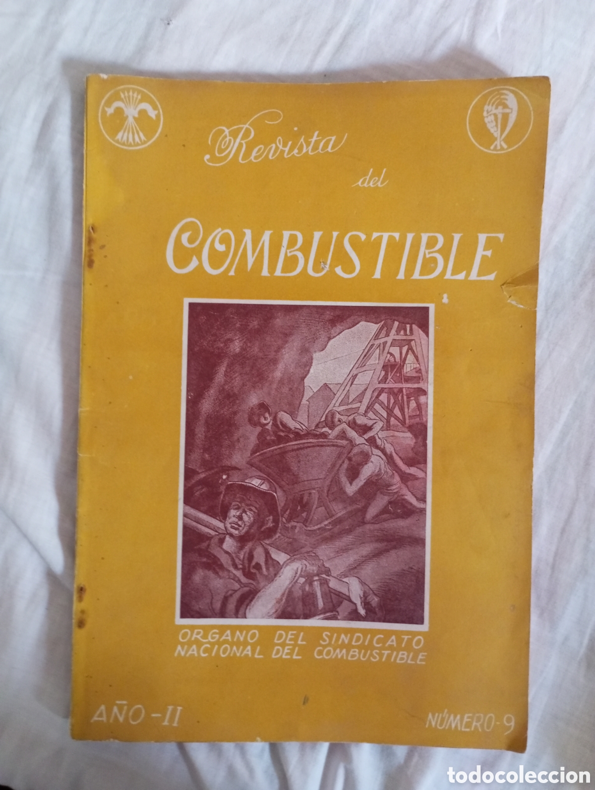 Coleccionismo de revistas y peri&oacute;dicos: Revista del combustible organi del sindicato nacional del combustible a&ntilde;o II nunero 8