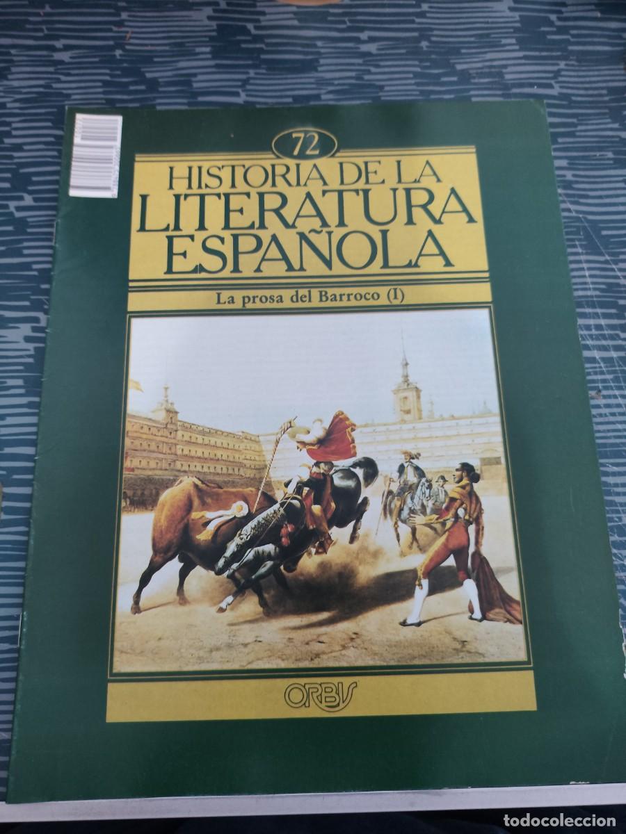 Coleccionismo de revistas y peri&oacute;dicos: HISTORIA DE LA LITERATURA ESPA&Ntilde;OLA 72,LA PROSA DEL BARROCO I,ORBIS EDITORIAL,1982..
