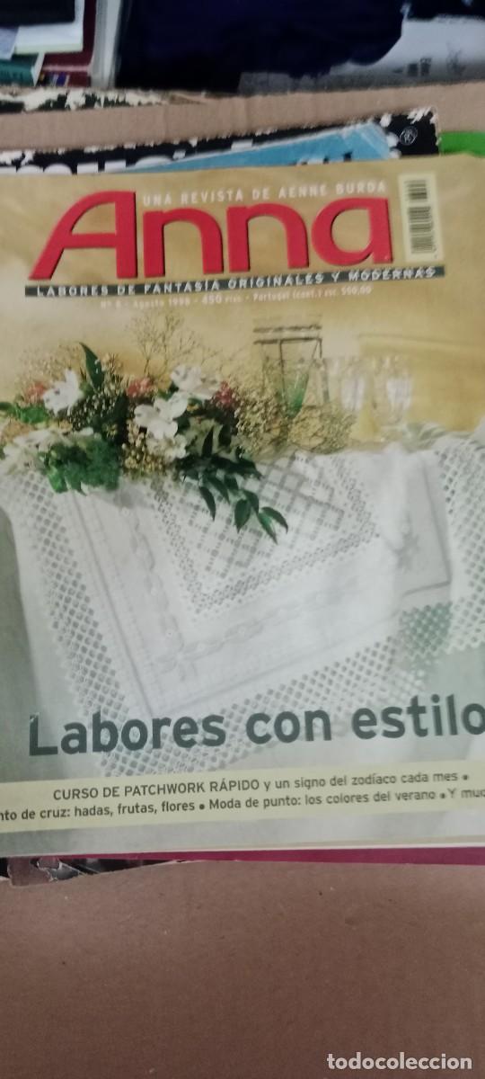 Coleccionismo de revistas y peri&oacute;dicos: LOTE DE TRES REVISTA DE ANNA DE BURDA LABORES PUNTO DE CRUZ LOS DE FOTO M-FON