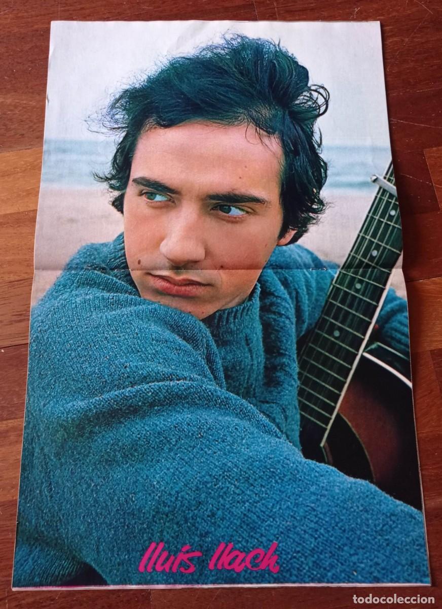 Coleccionismo de revistas y peri&oacute;dicos: LLU&Iacute;S LLACH POSTER Y 2 REPORTAJES DE LA REVISTA TELE ESTEL DEL A&Ntilde;O 1969