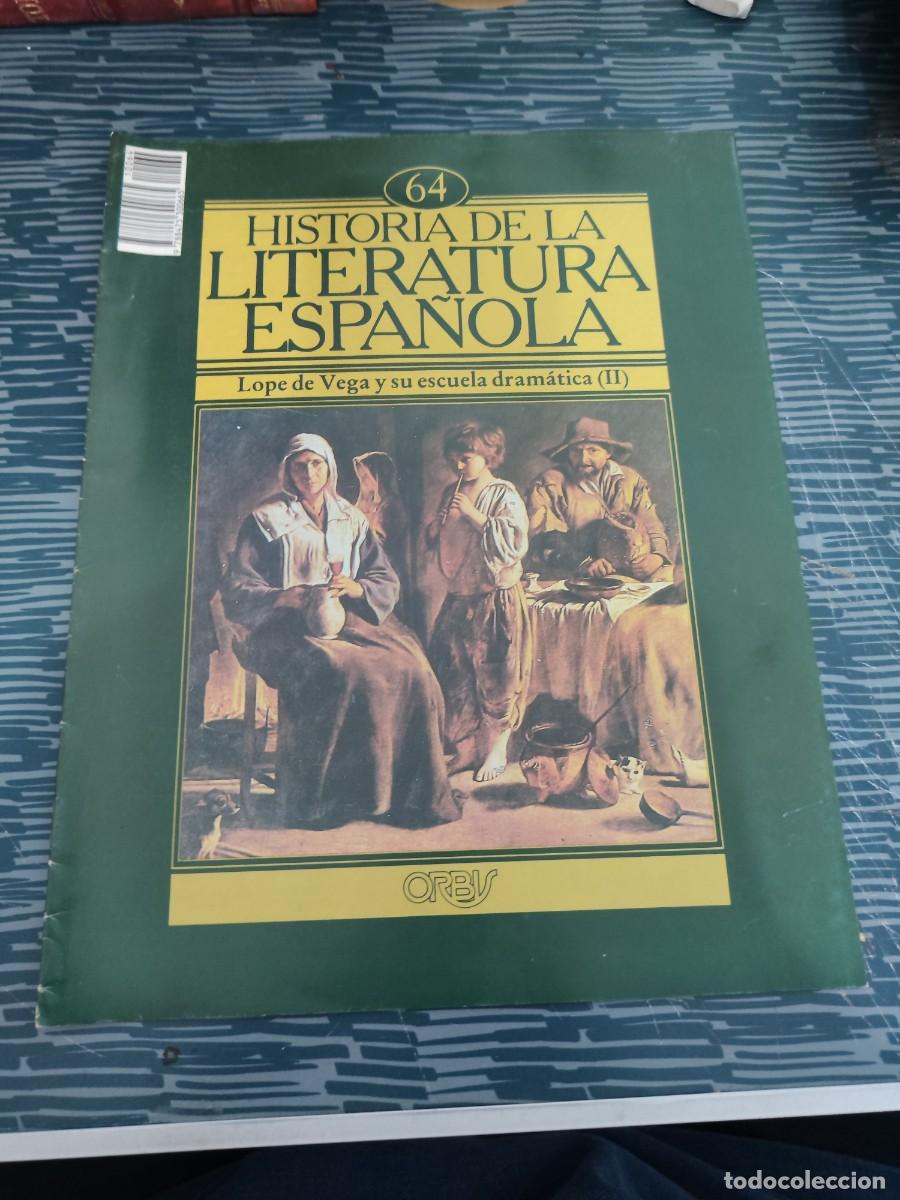 Coleccionismo de revistas y peri&oacute;dicos: HISTORIA DE LA LITERATURA ESPA&Ntilde;OLA 64,LOPE DE VEGA Y SU ESCUELA DRAM&Aacute;TICA (II),ORBIS EDIT.,1982