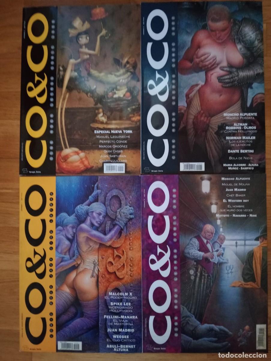 Coleccionismo de revistas y peri&oacute;dicos: Revistas CO & CO: Cine, Rock, Jazz, Letras, C&oacute;mic Lote