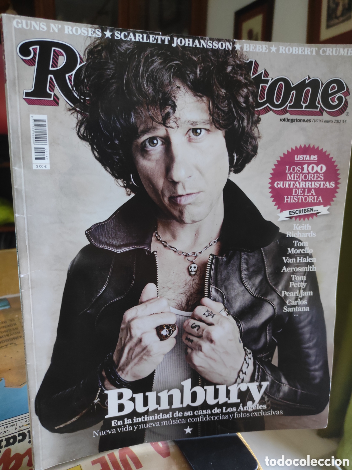Coleccionismo de revistas y peri&oacute;dicos: ROLLING STONE N&ordm; 147 (2012) BUNBURY/GUNS N&acute;ROSES/BEBE/VAN HALEN (PEDIDO MINIMO 10&euro;